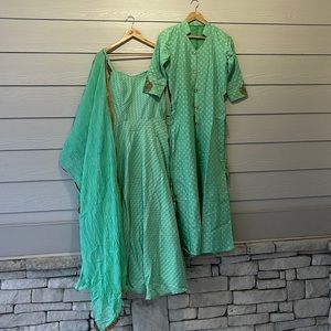 Long anarkali heavy dress